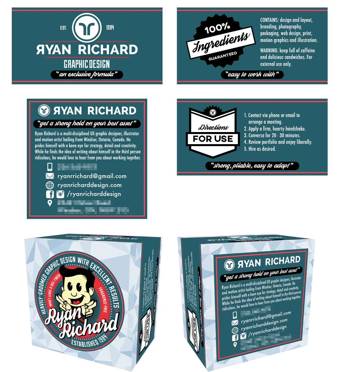 self promo mockup